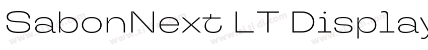 SabonNext LT Display字体转换